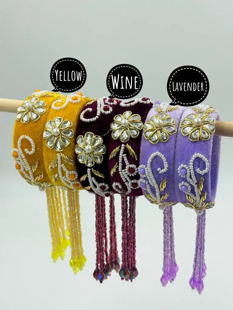 Handcrafted Designer Latkan Kada/Bangles D1