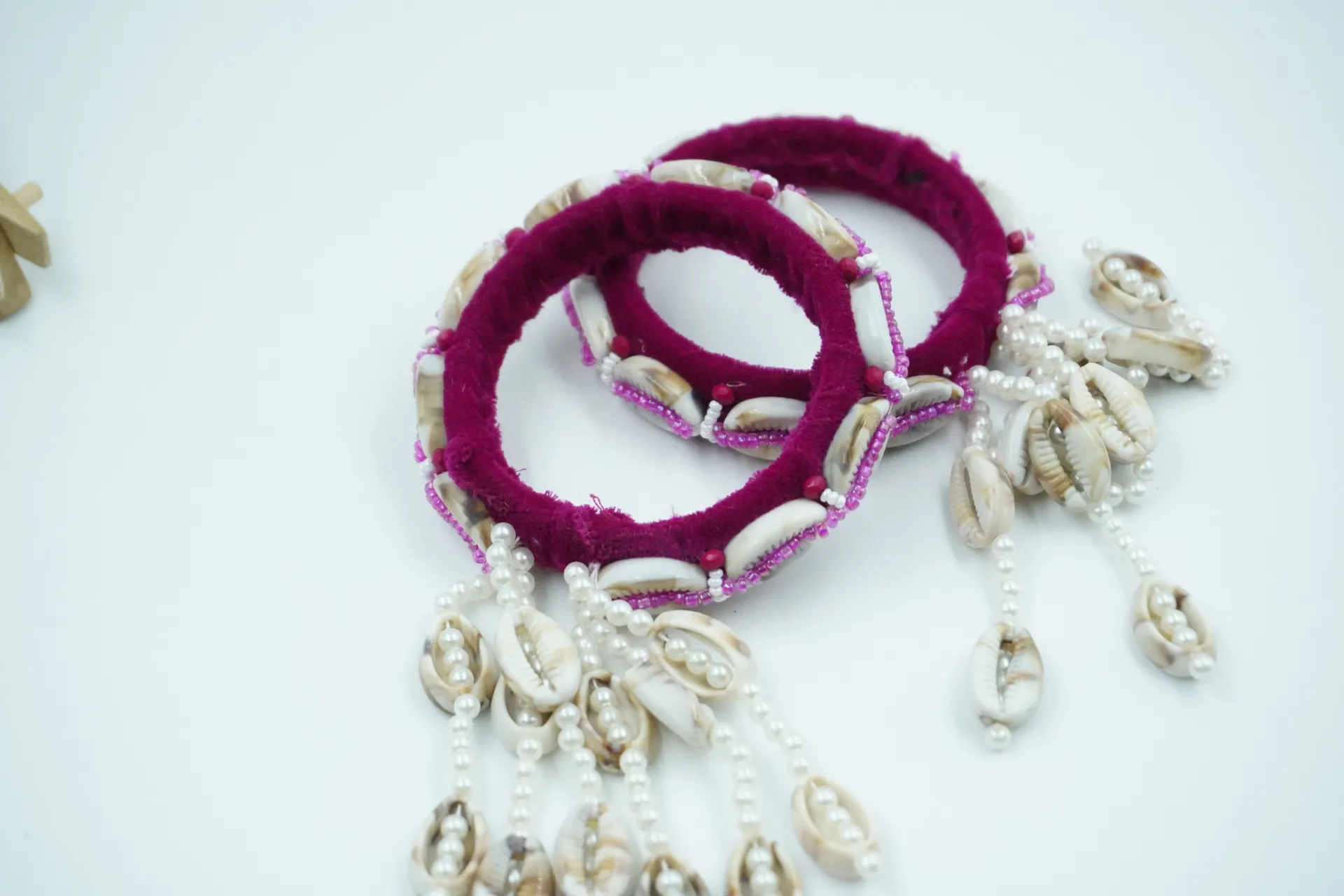 QC Jewels Handcrafted Designer Latkan Kada/Bangles D23