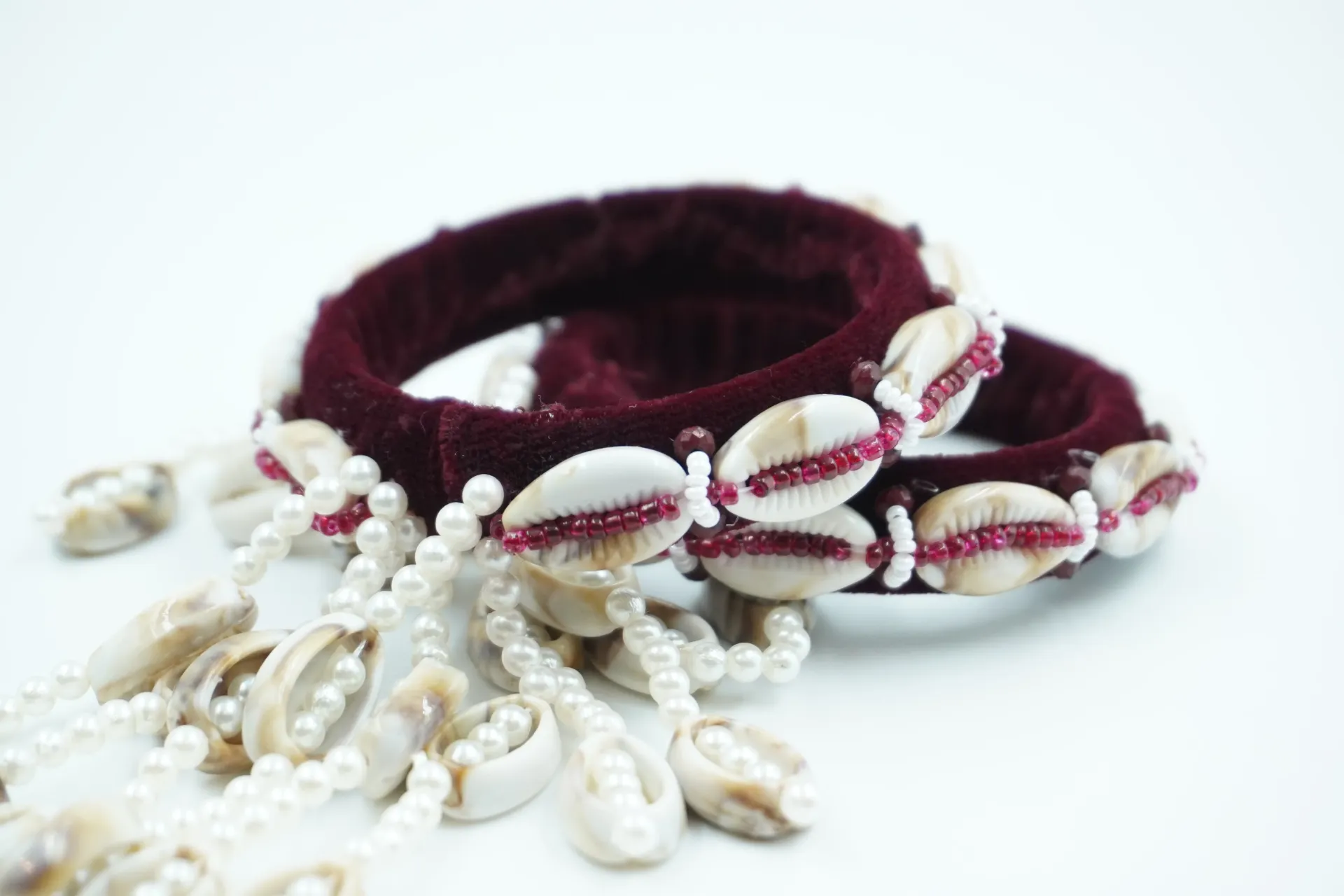 QC Jewels Handcrafted Designer Latkan Kada/Bangles D24