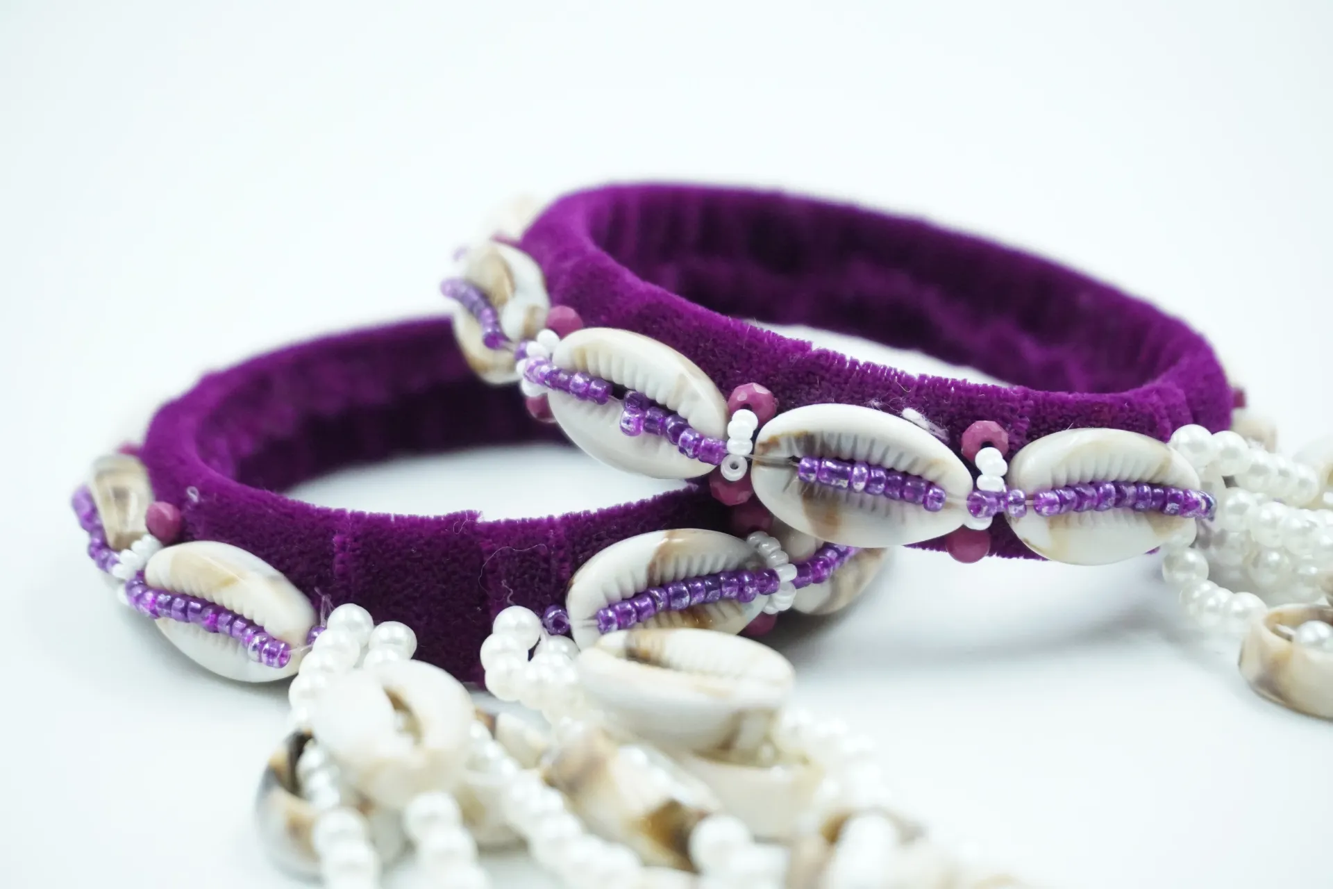 QC Jewels Handcrafted Designer Latkan Kada/Bangles D25