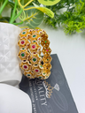 Royal Meenakari  Floral Bangles