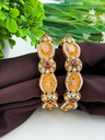 Floral Bangles With Pearl Work 