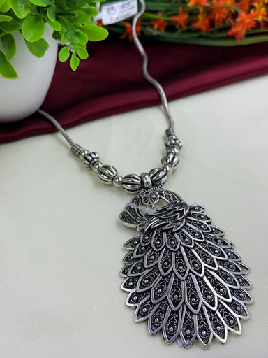 Peacock Pendal Jewellery without Earrings 