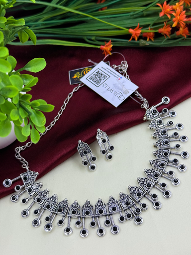 Black Beads Oxidized Jewellery 