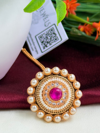 Pearl Rakhdi With AD Stones 