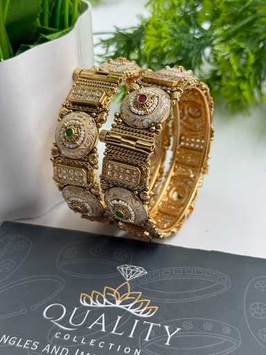 Classic Temple-Inspired Designer Bangles