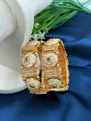 Classic Temple-Inspired Designer Bangles