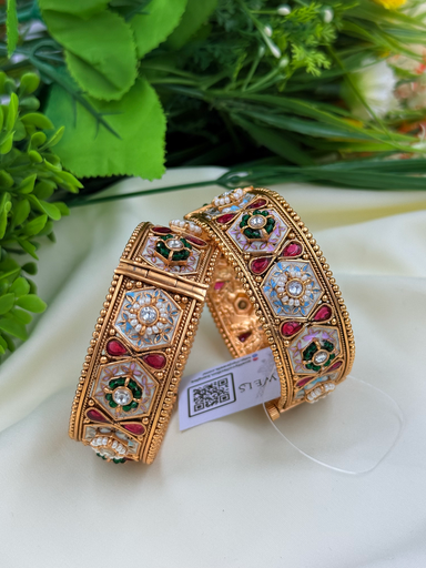 Meenakari Magic Designer Bangles