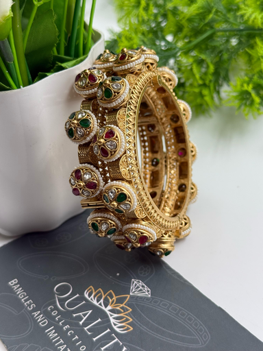 Heavy Kundan Bridal Bangles