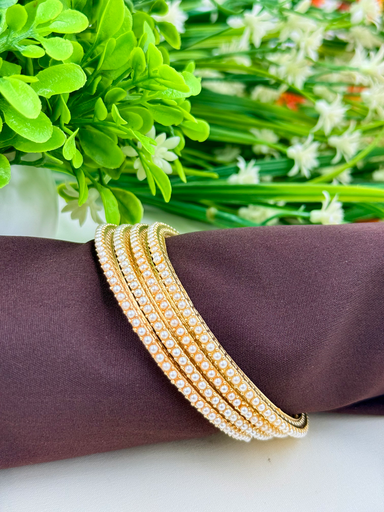 Ivory slim Partywear Bangles 