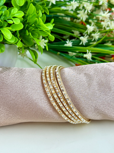 Ivory Pearl and diamond Partywear Bangles 