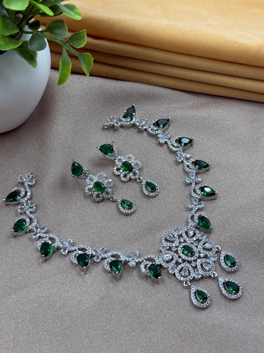 Floral Statement Necklace Set  